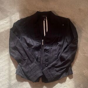 White House Black Market Black Lightweight Jacket